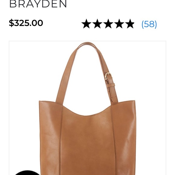 Like New Brahmin Brayden Tote in Charleston Tan (ABBA) - Picture 13 of 15